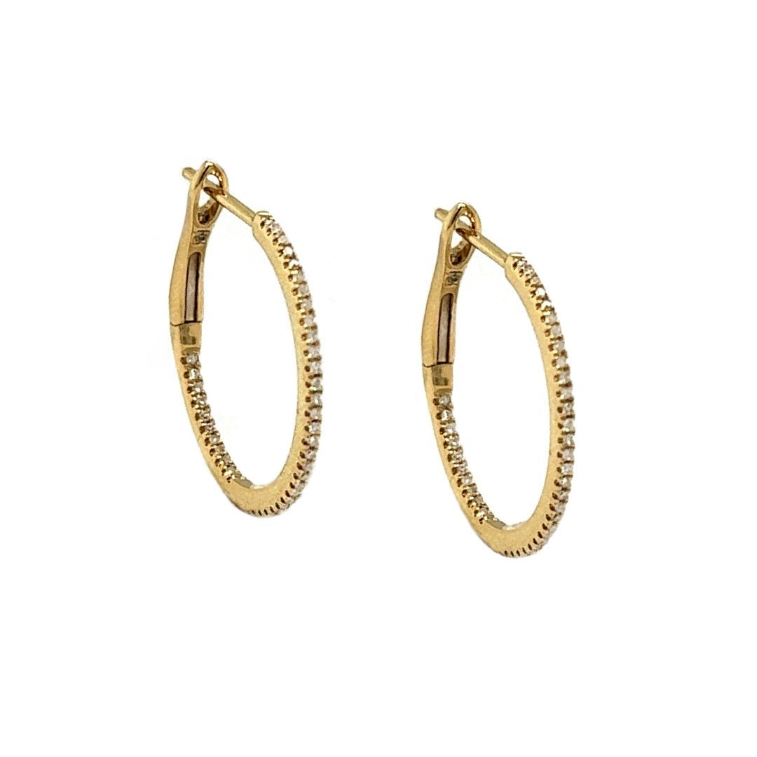DIAMOND COLLECTION HOOPS