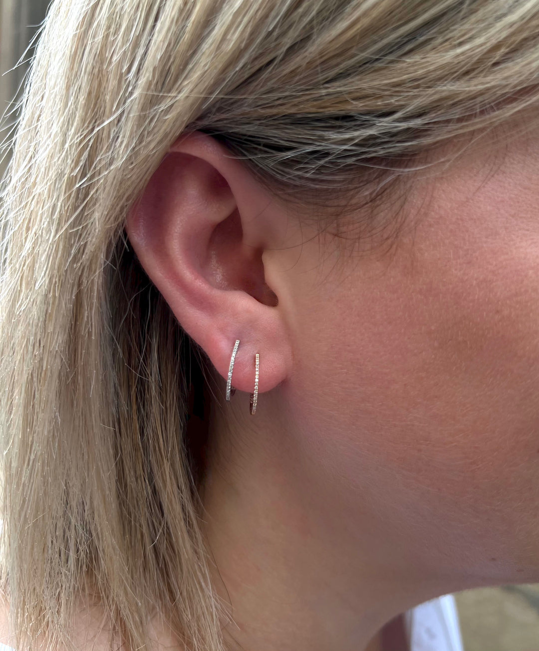 DIAMOND COLLECTION HOOPS
