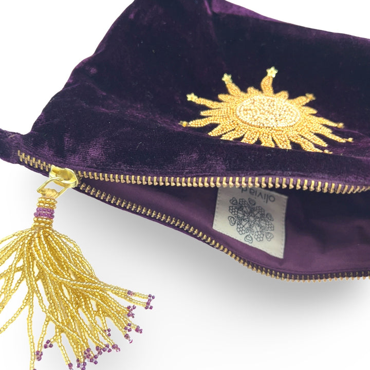 OLIVIA DAR VELVET POUCH