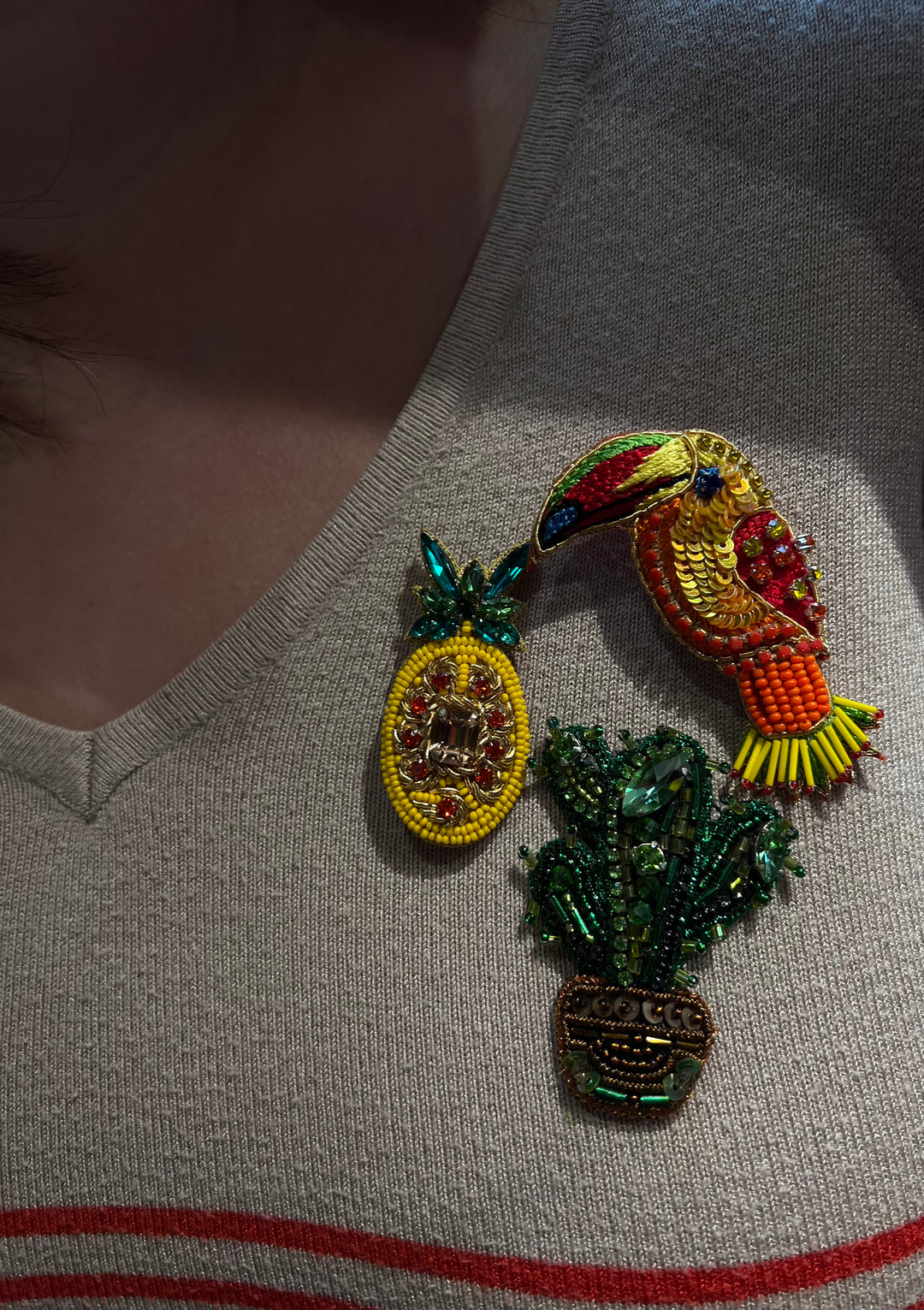 PSQUAARE BROOCH