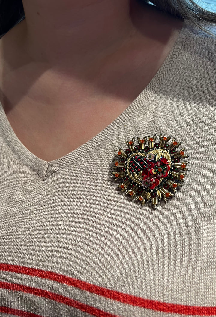 PSQUAARE BROOCH