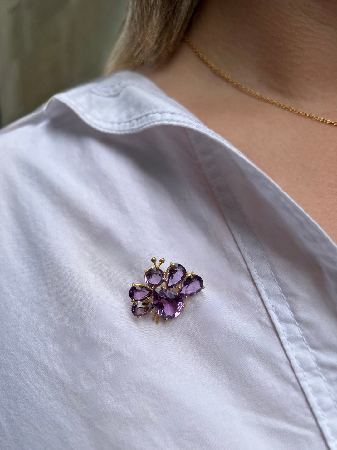 MARIE-HELENE DE TAILLAC BROOCH