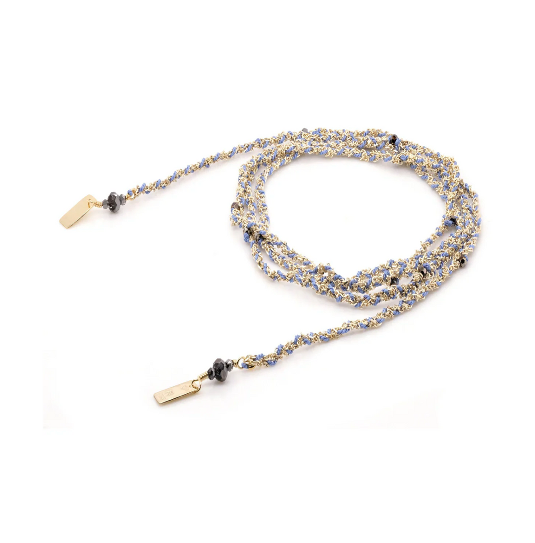 MARIE LAURE CHAMOREL GOLD PLATED BRACELET NECKLACE