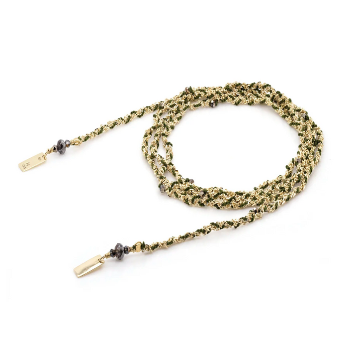 MARIE LAURE CHAMOREL GOLD PLATED BRACELET NECKLACE