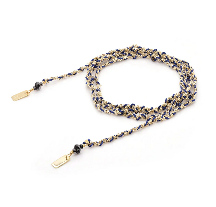 MARIE LAURE CHAMOREL GOLD PLATED BRACELET NECKLACE