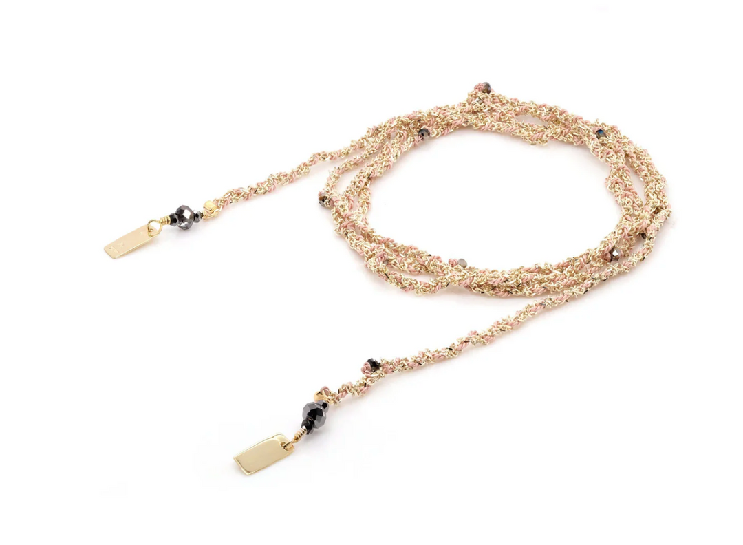 MARIE LAURE CHAMOREL GOLD PLATED BRACELET NECKLACE