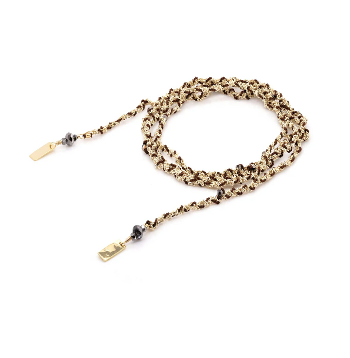 MARIE LAURE CHAMOREL GOLD PLATED BRACELET NECKLACE
