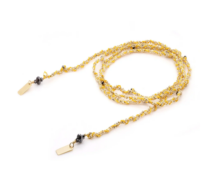 MARIE LAURE CHAMOREL GOLD PLATED BRACELET NECKLACE