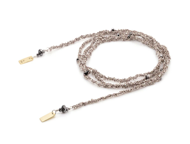 MARIE LAURE CHAMOREL SILVER BRACELET NECKLACE