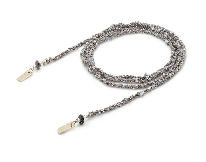 MARIE LAURE CHAMOREL SILVER BRACELET NECKLACE