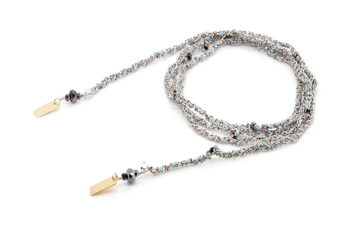 MARIE LAURE CHAMOREL SILVER BRACELET NECKLACE