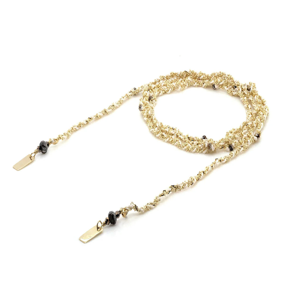 MARIE LAURE CHAMOREL GOLD PLATED BRACELET NECKLACE
