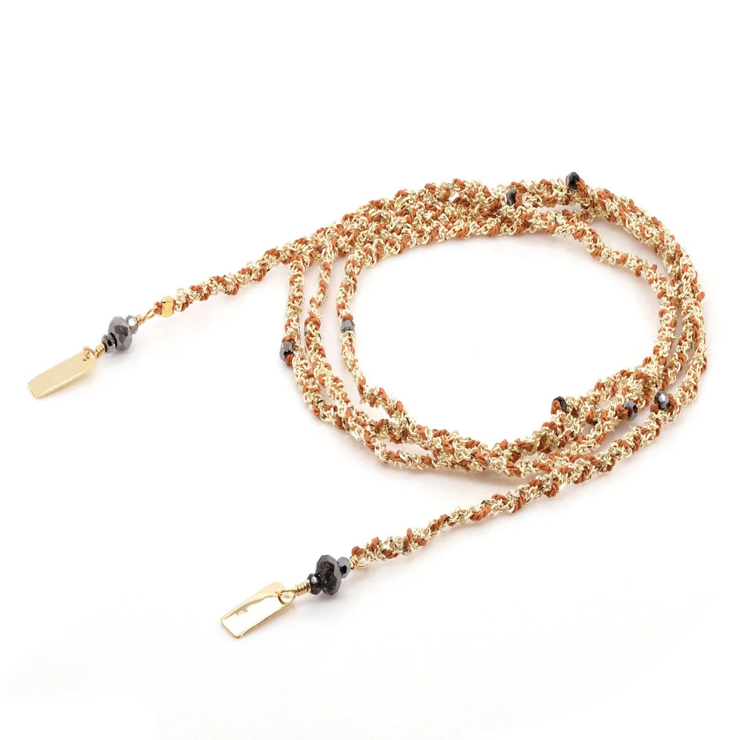 MARIE LAURE CHAMOREL GOLD PLATED BRACELET NECKLACE